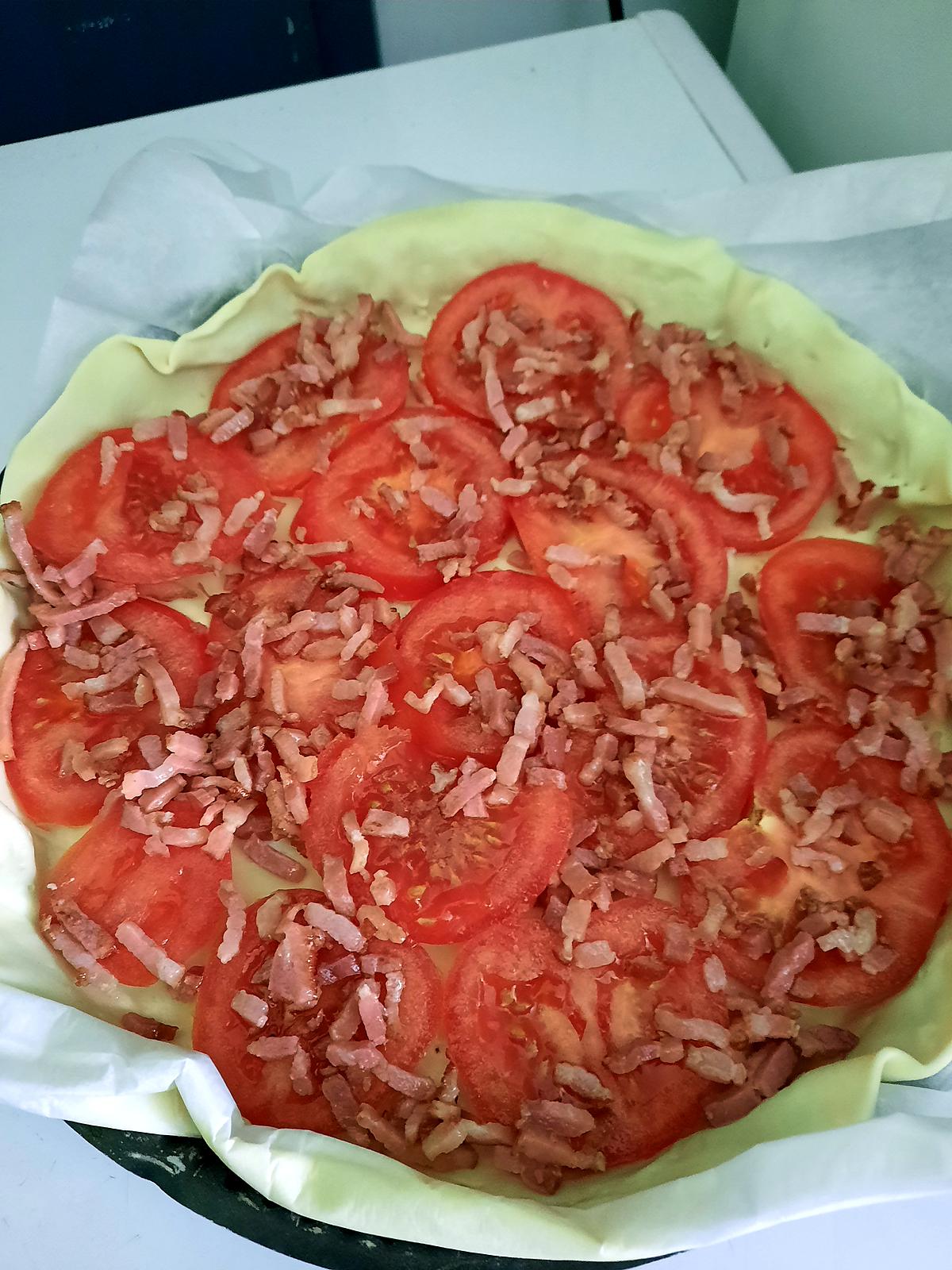 recette tarte tomate mozzarella