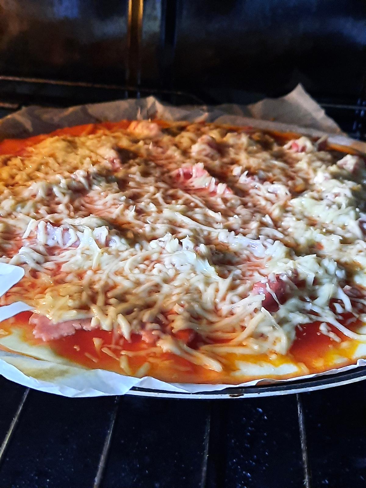 recette pizza classique rapide