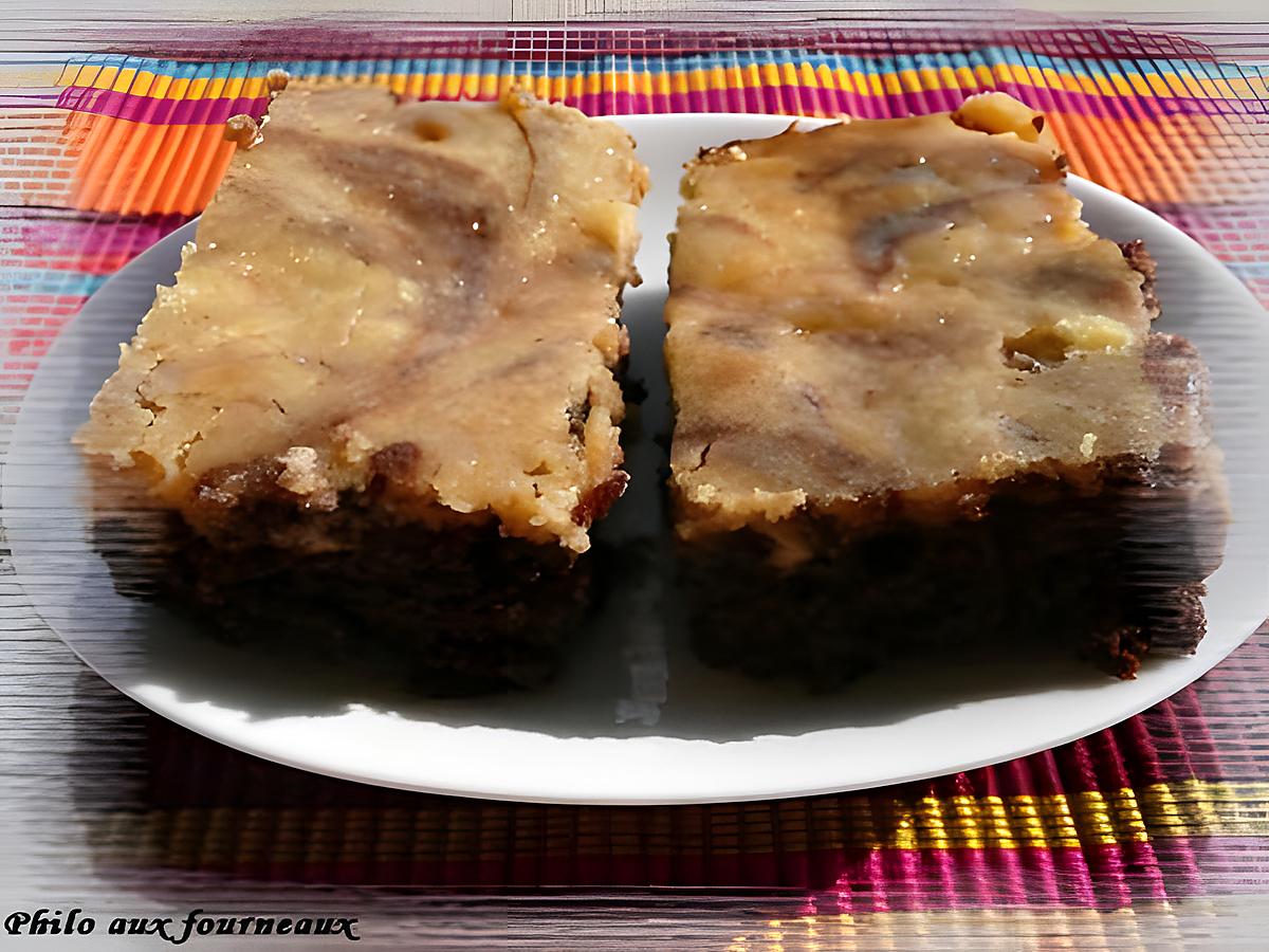 recette Brownies marbrés au cheesecake