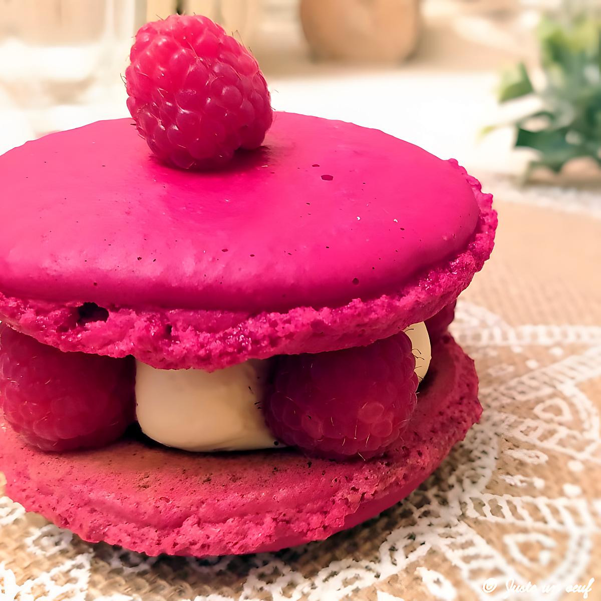 recette Macaronnade à la framboise