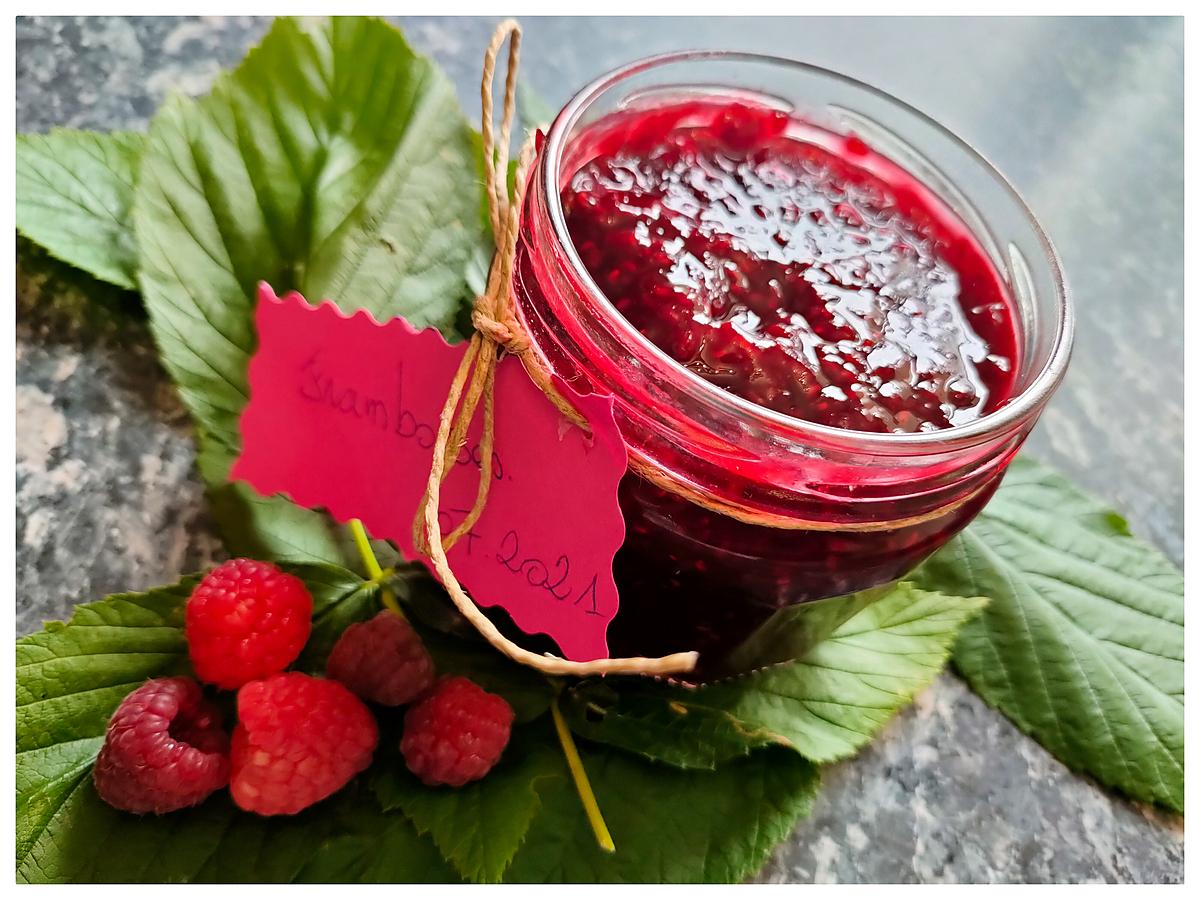 recette Confiture de Framboises