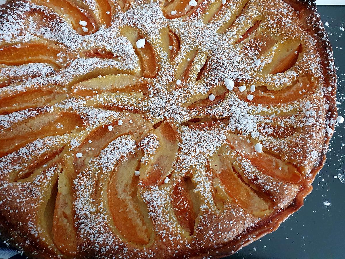 recette Tarte aux abricots amandine