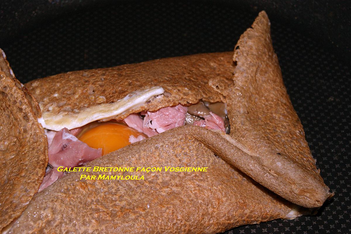 recette Galette Bretonne façon Vosgienne