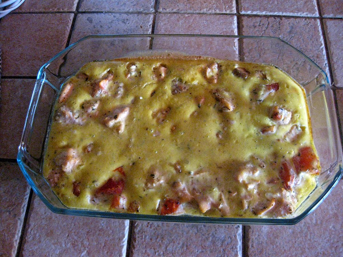 recette Clafoutis de saumon frais à la provençale