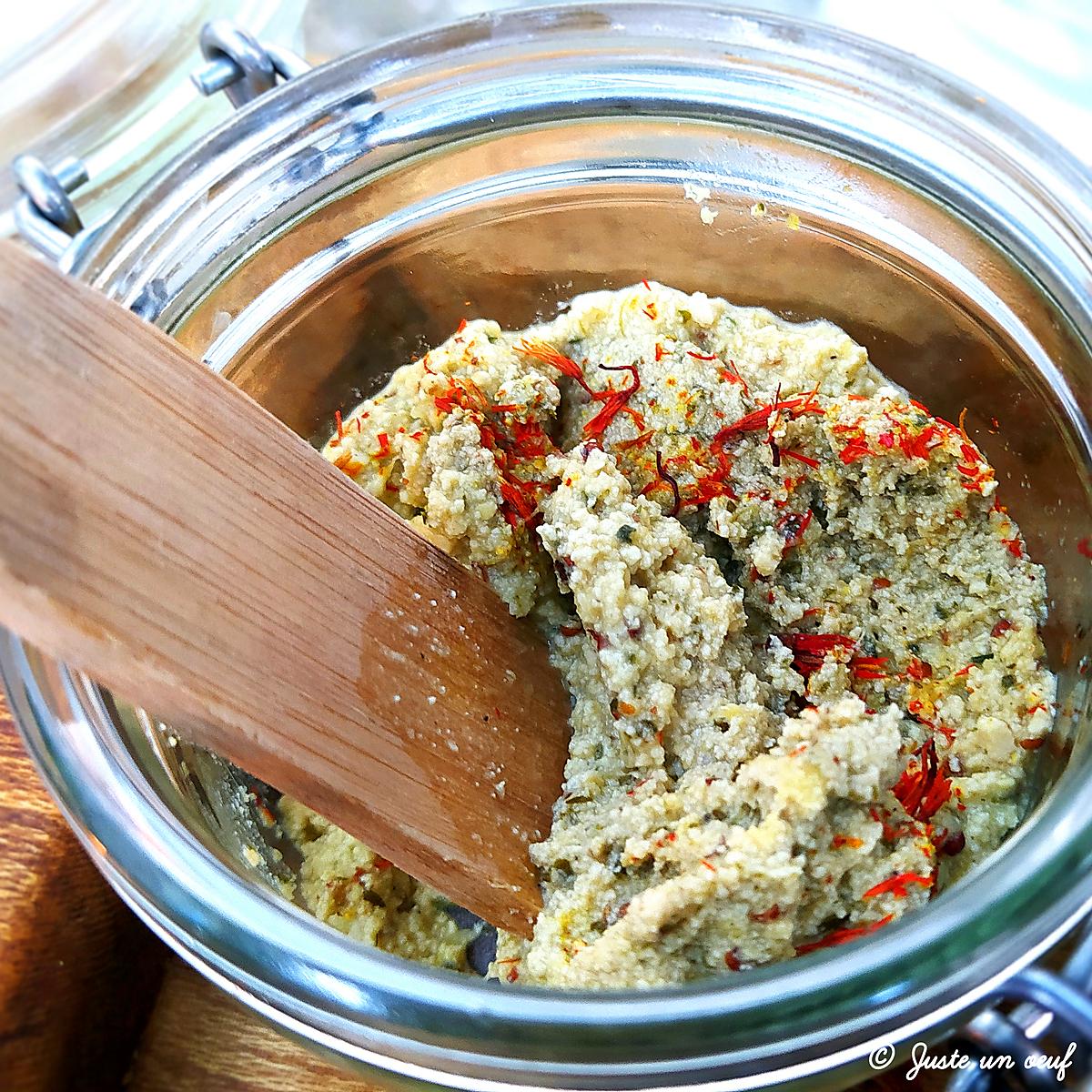 recette Rillettes de lentilles au tofu fumé