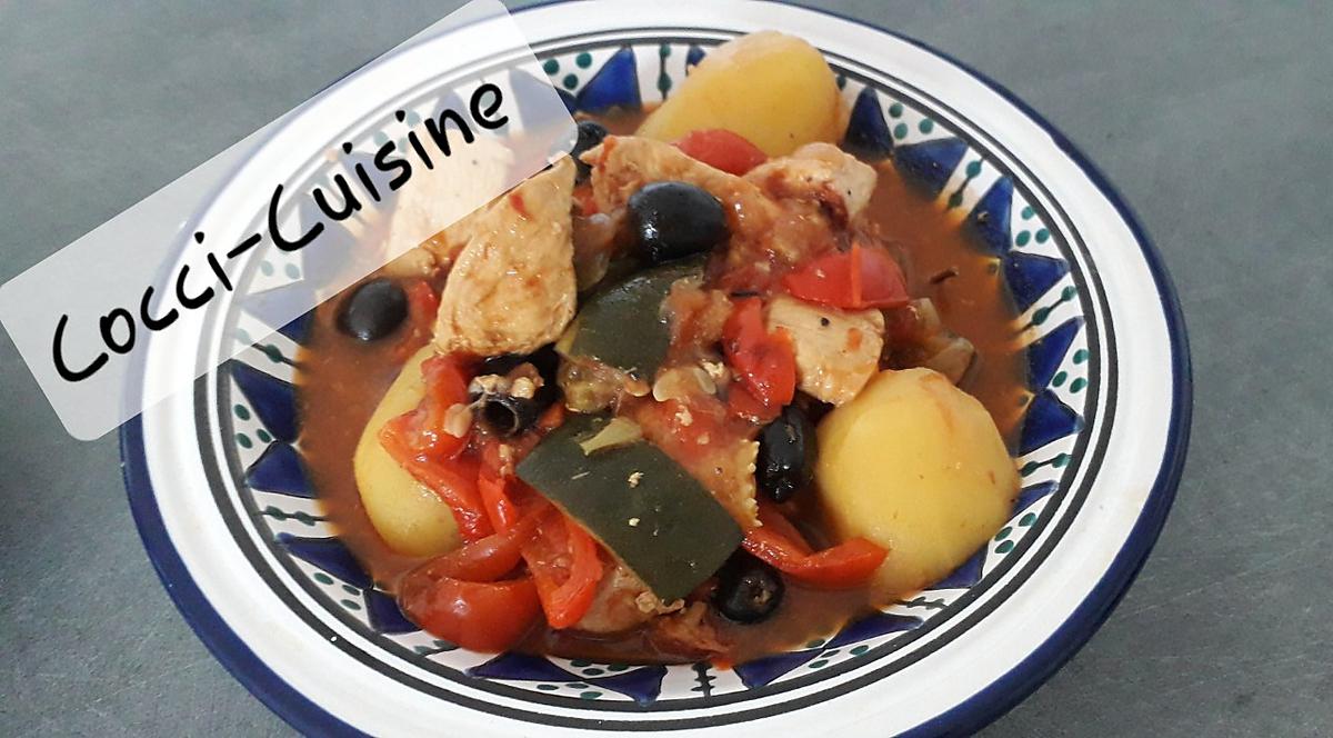 recette Poulet pomme de terre façon provençale