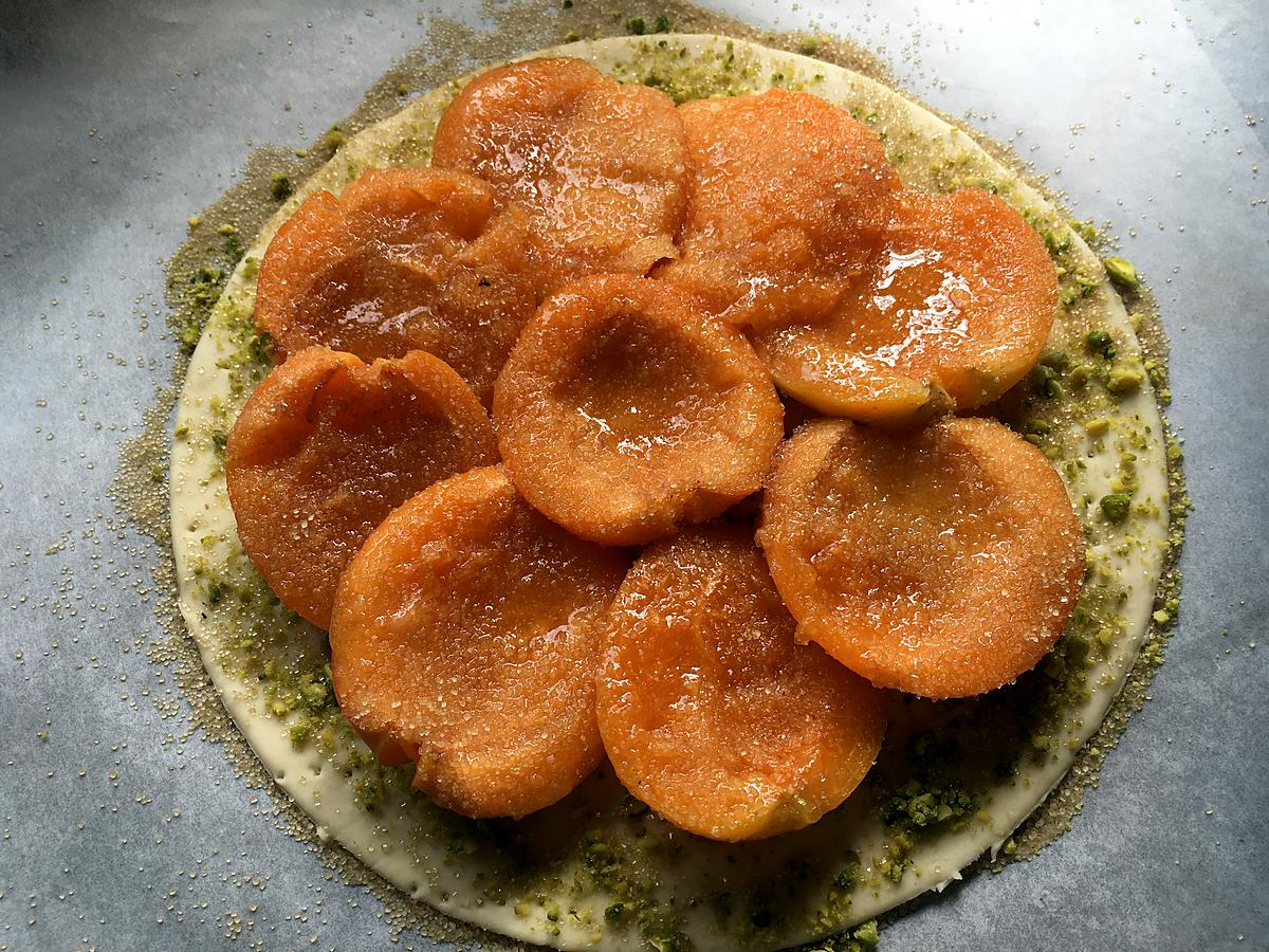 recette Tarte fine aux abricots