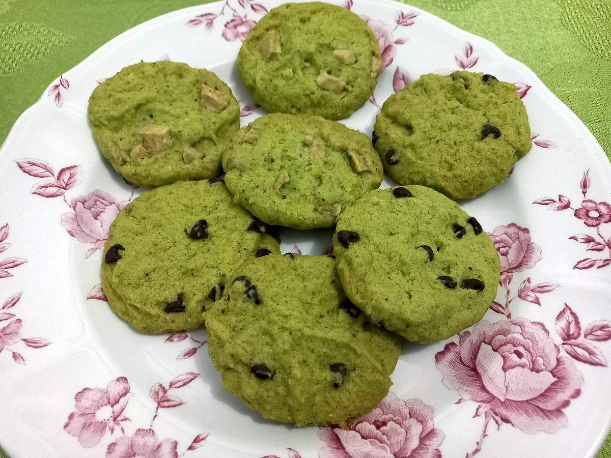 recette Cookies croustillants pistache