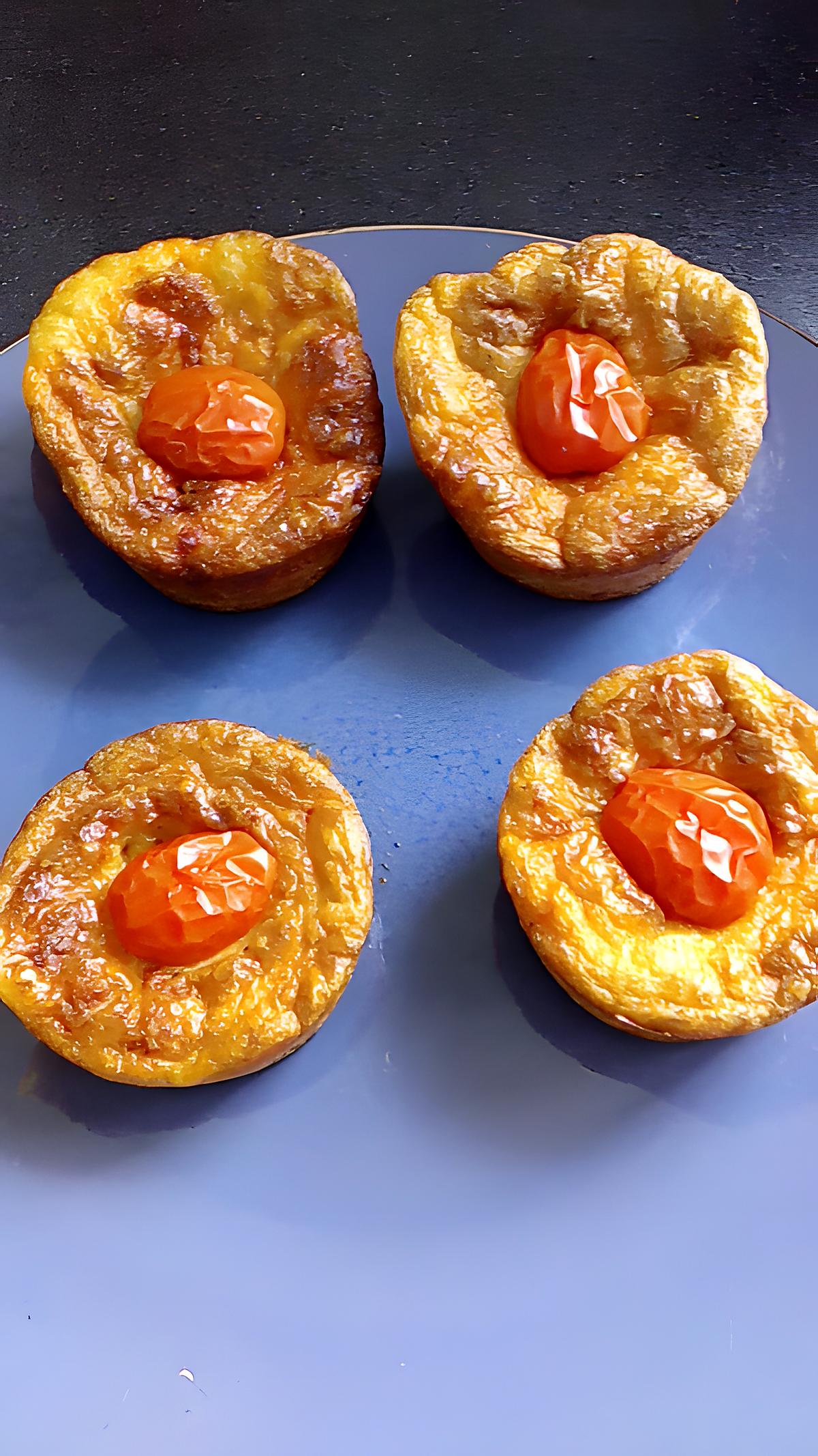 recette petit flan crabe chorizo