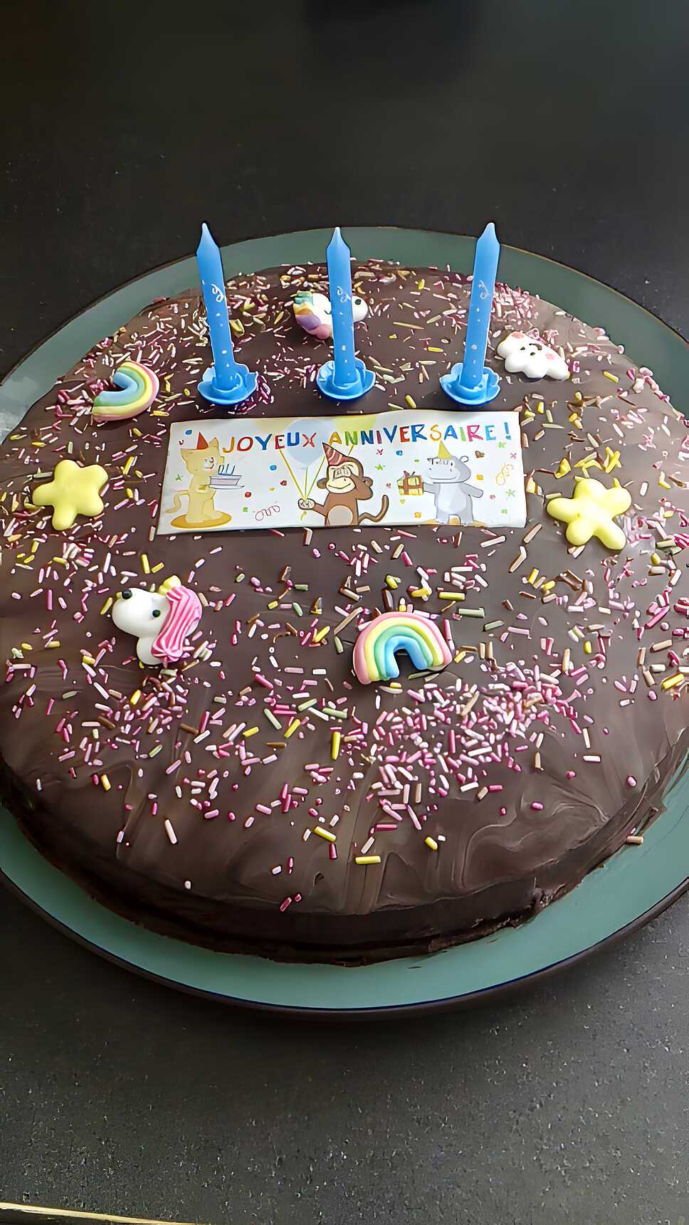 recette gateau anniversaire de ma petite fille