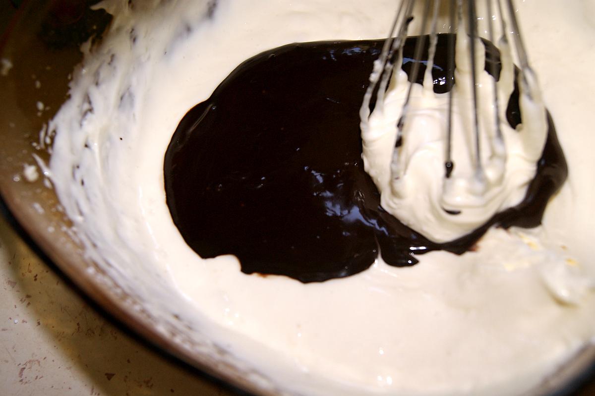 recette Gâteau frais, Framboises, mascarpone, chocolat noir (ou blanc)