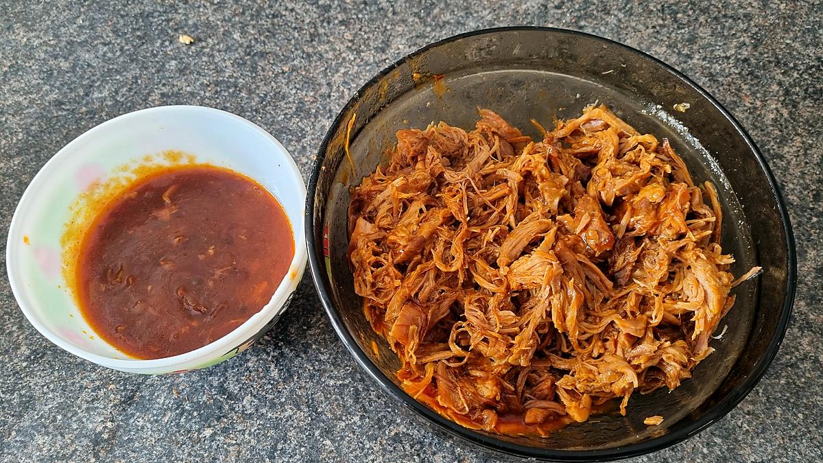 recette Pulled pork ou effiloché de porc