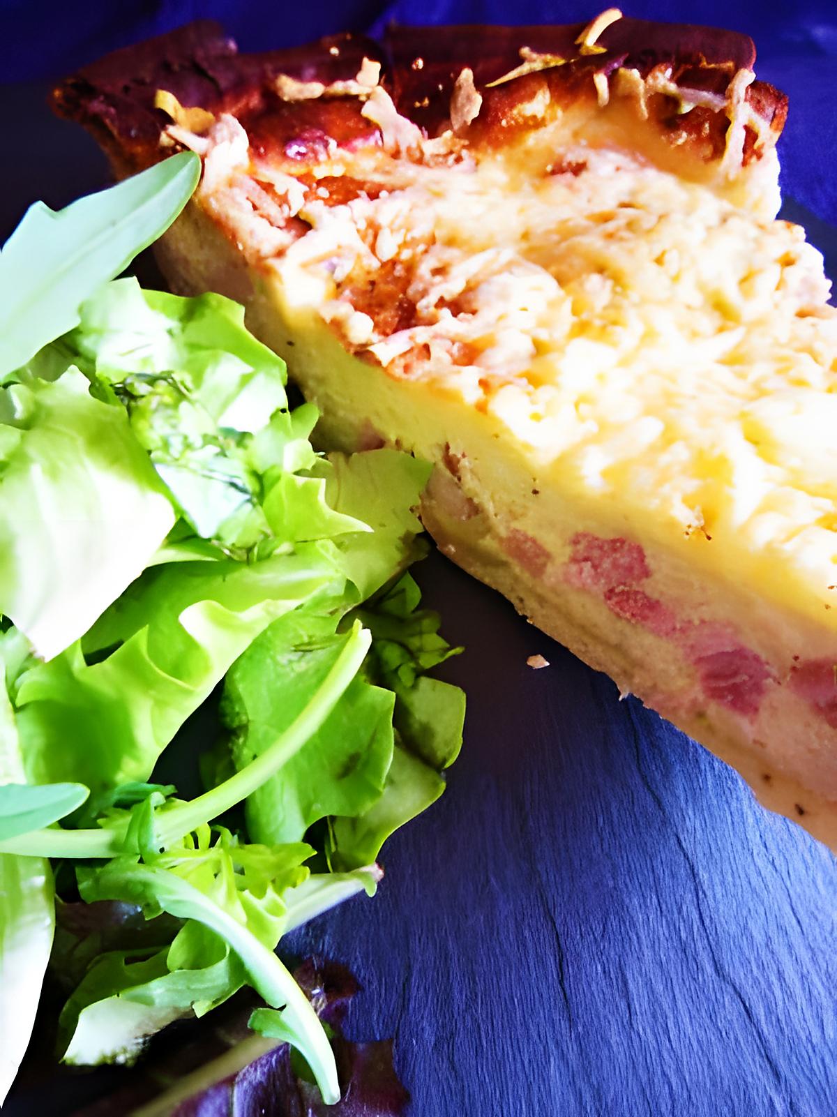 recette Quiche lorraine express