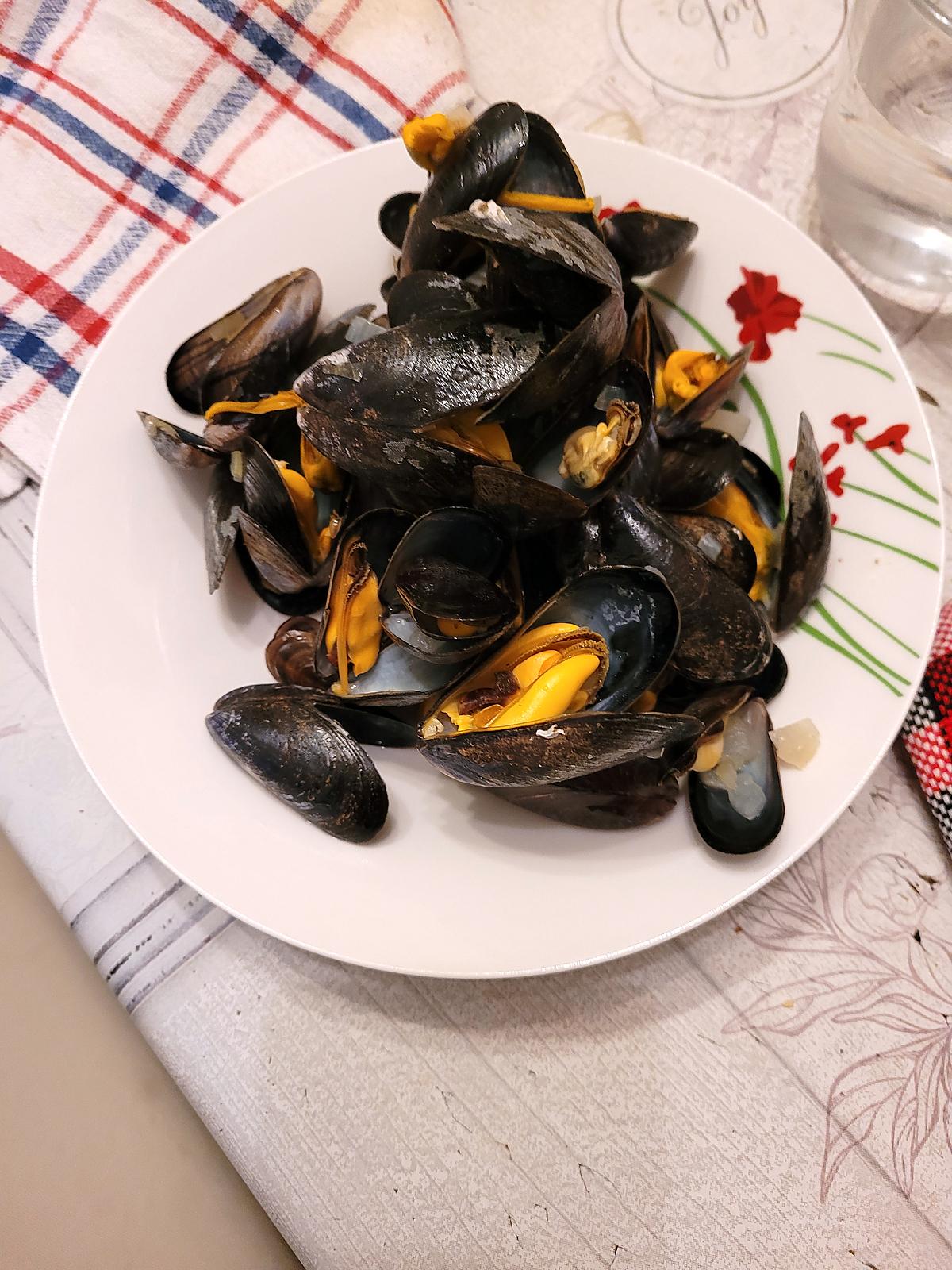 recette Moules marinières façon christian