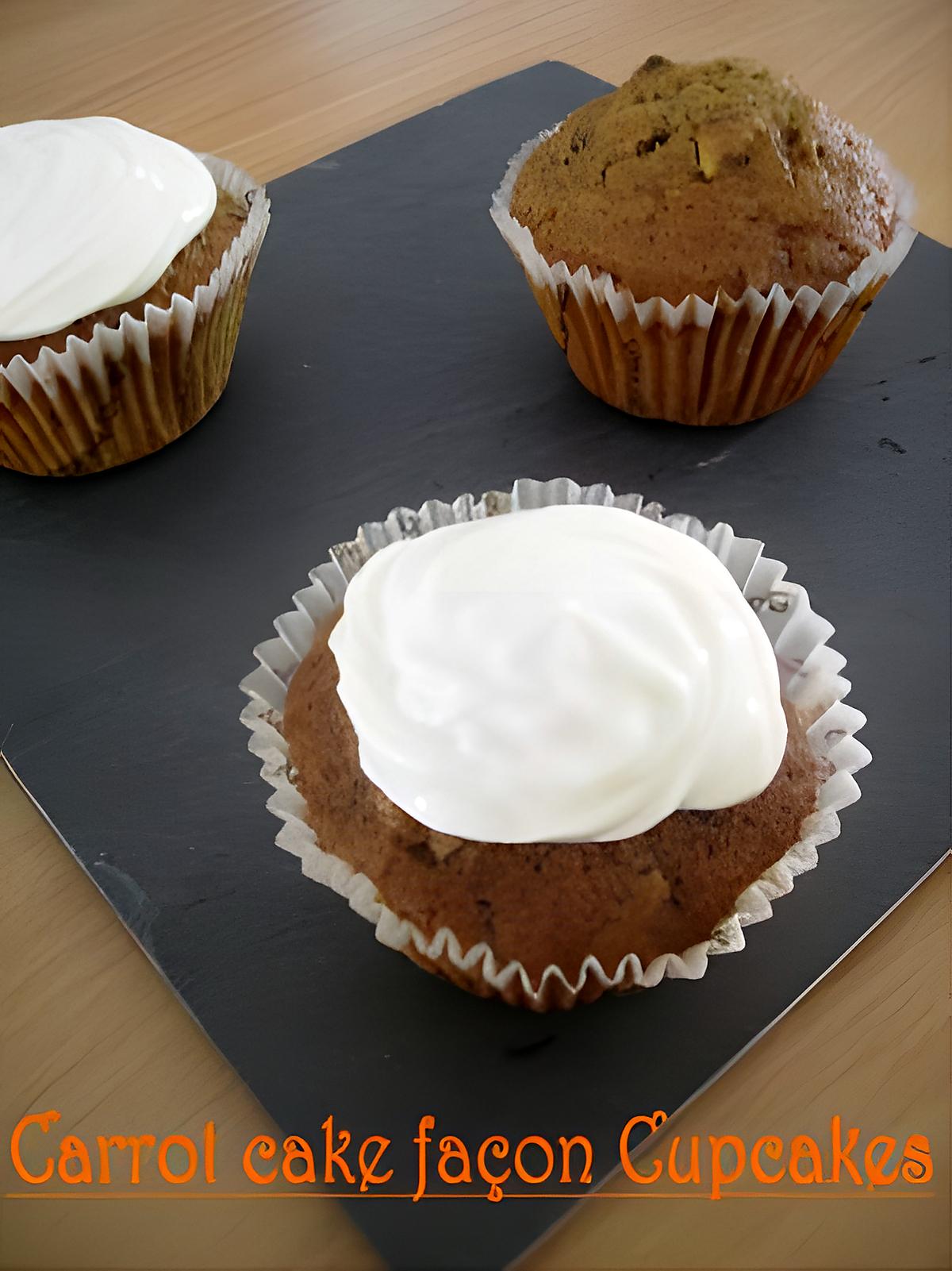 recette Carrot cake façon Cupcake