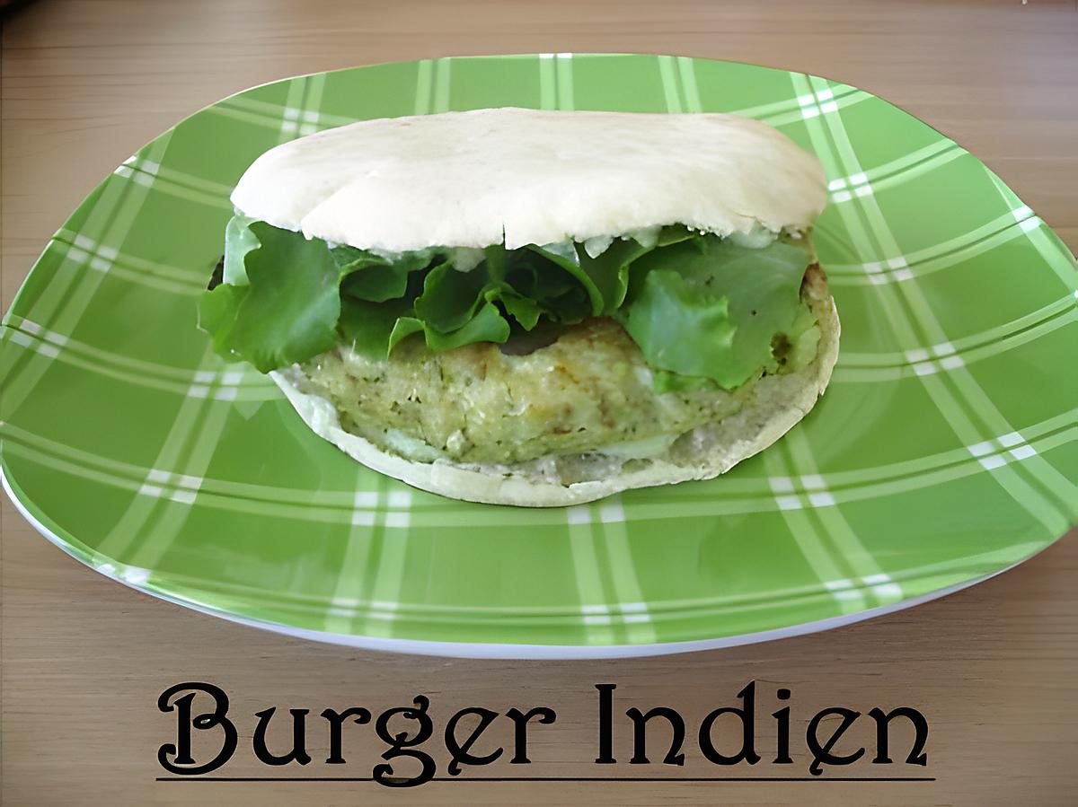 recette Burger Indien