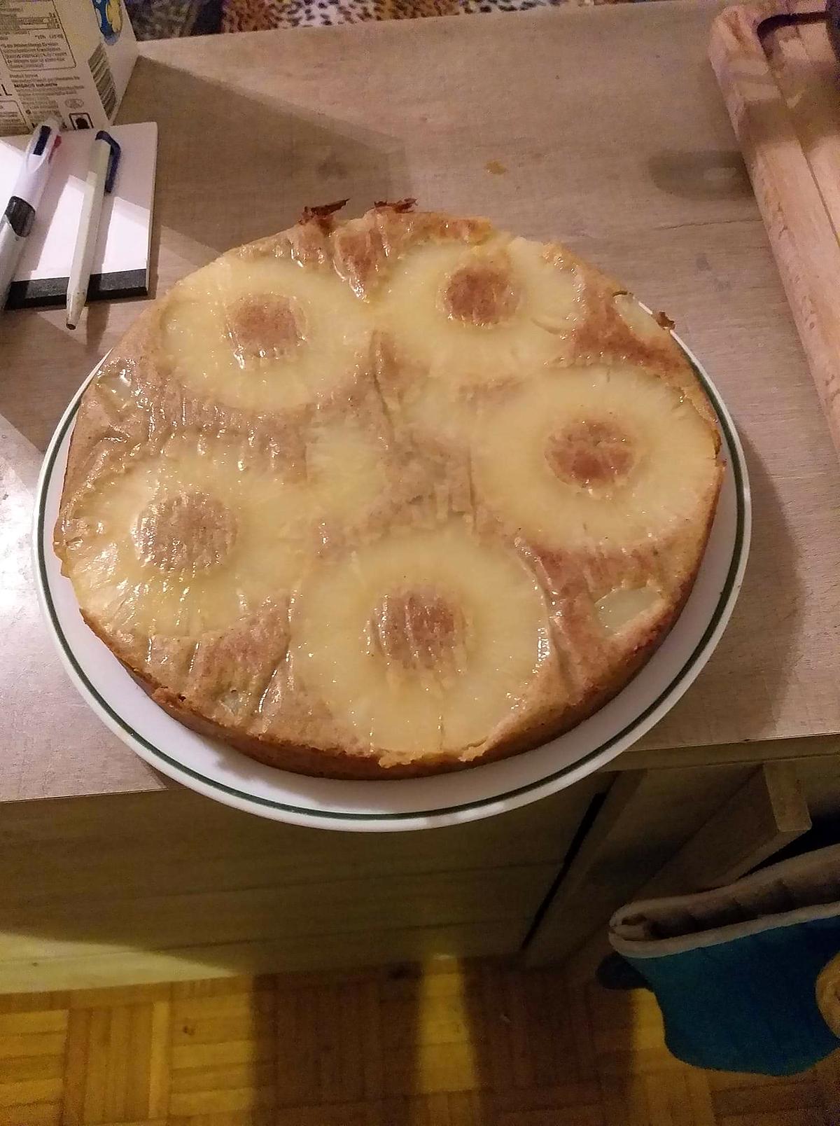 recette Gâteau à l'ananas de Grand-mère