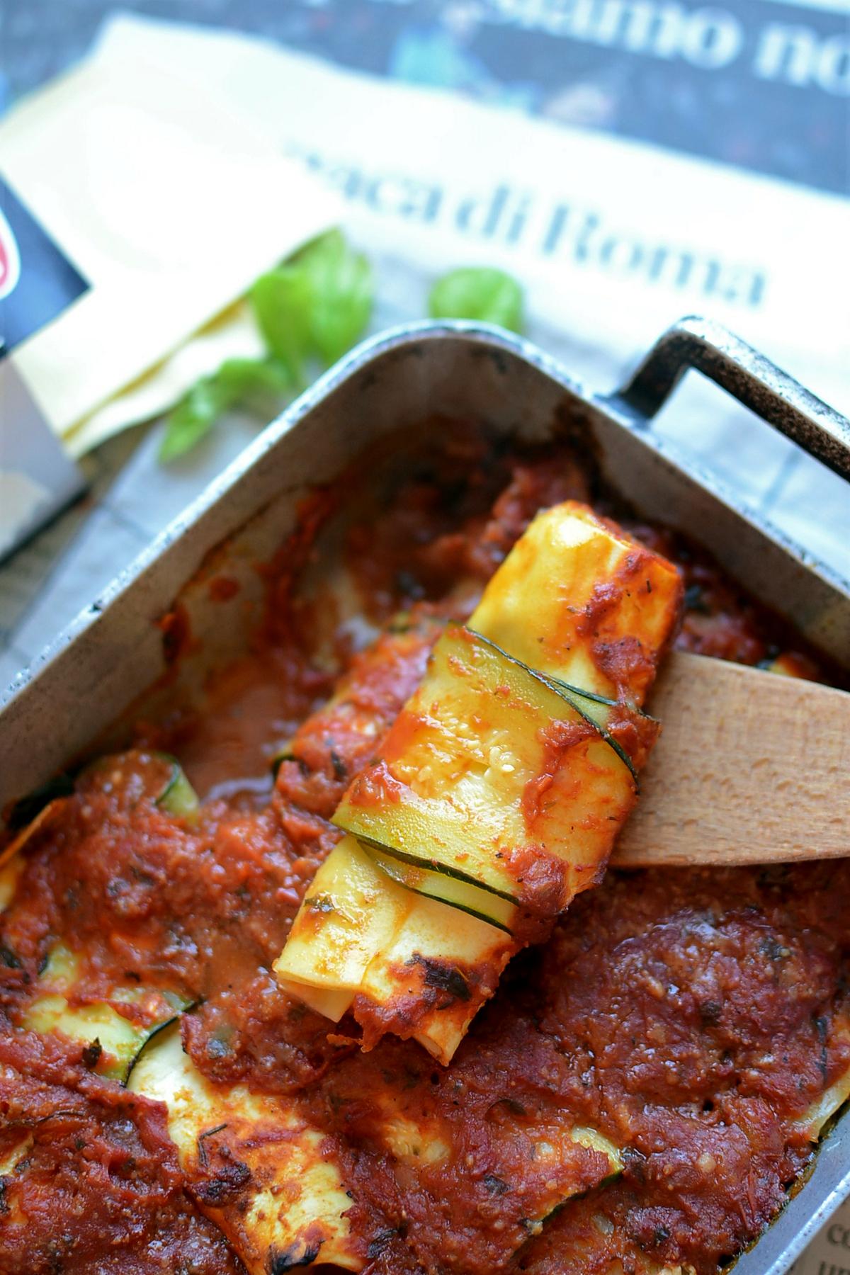 recette Cannelloni courgettes ricotta