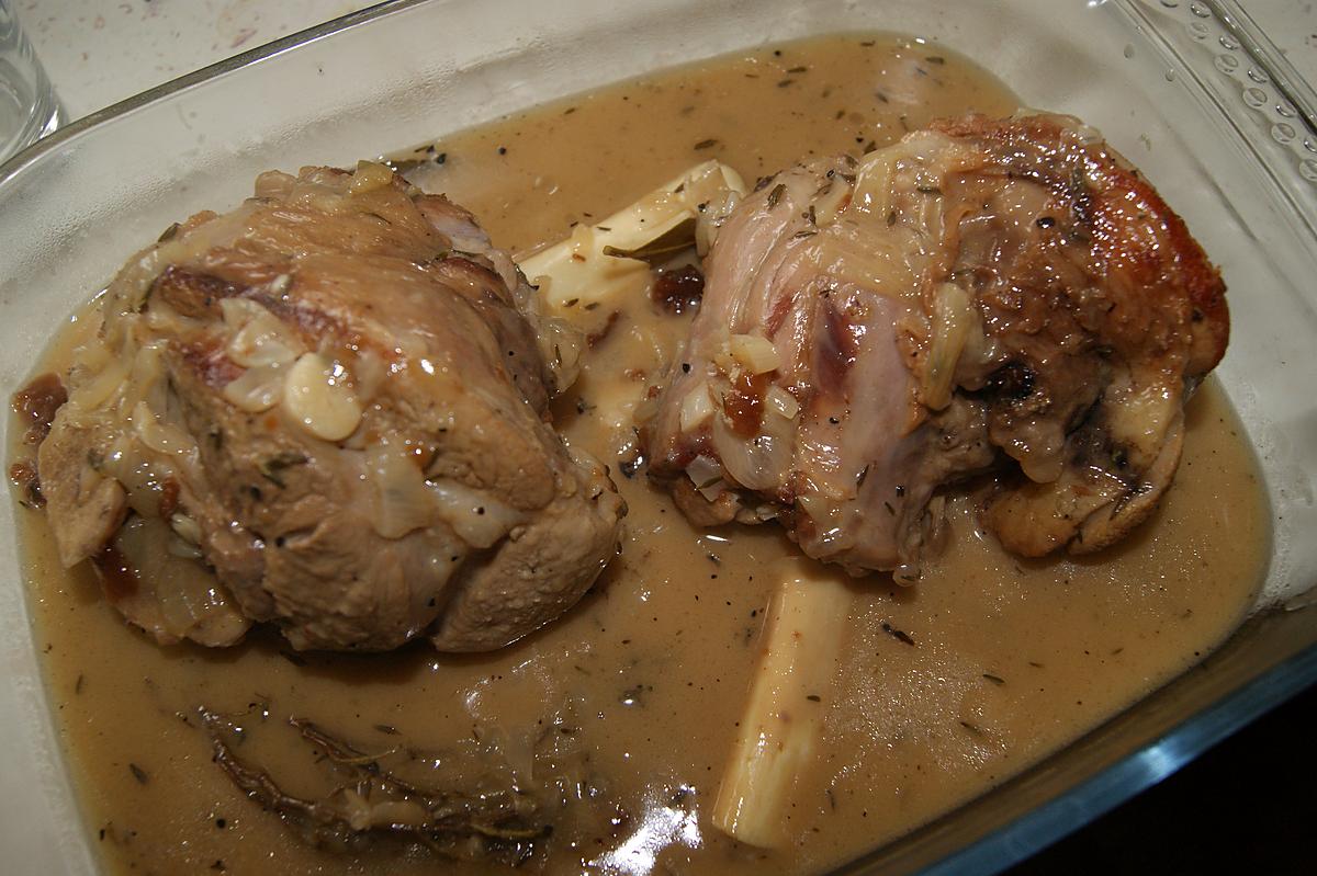 recette Souris d'agneau confites et flageolets