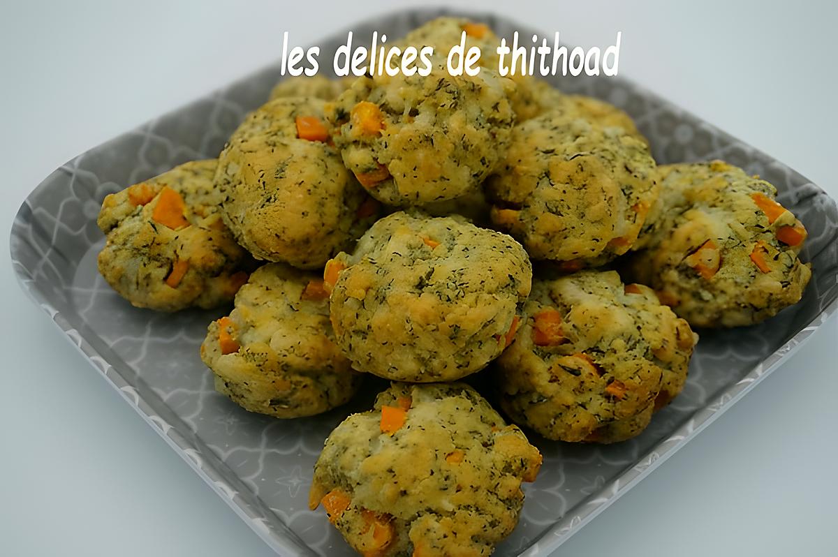 recette cookies salés à la patate douce et au thym