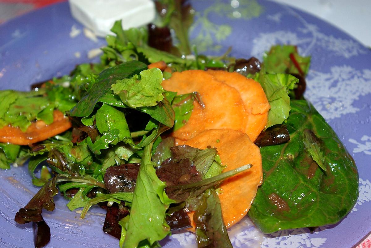 recette Salade De Jeunes Pousses Aux Patates Douces