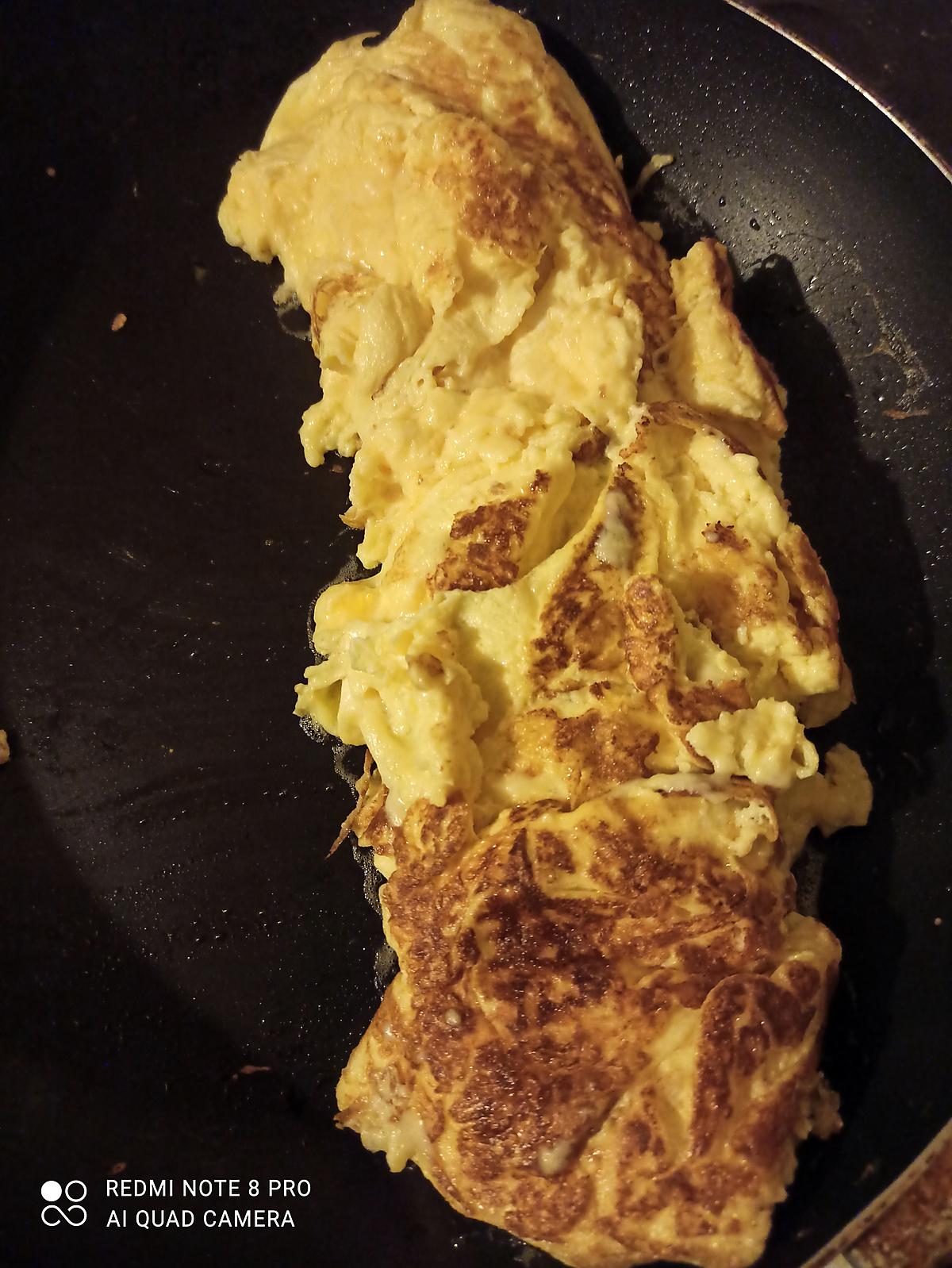 recette Omelette au fromage