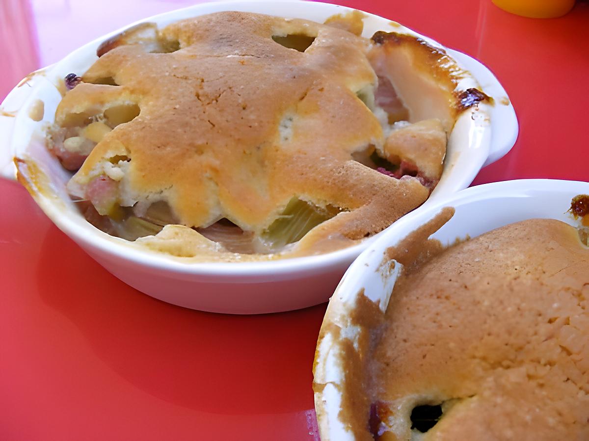 recette Cobbler à la rhubarbe