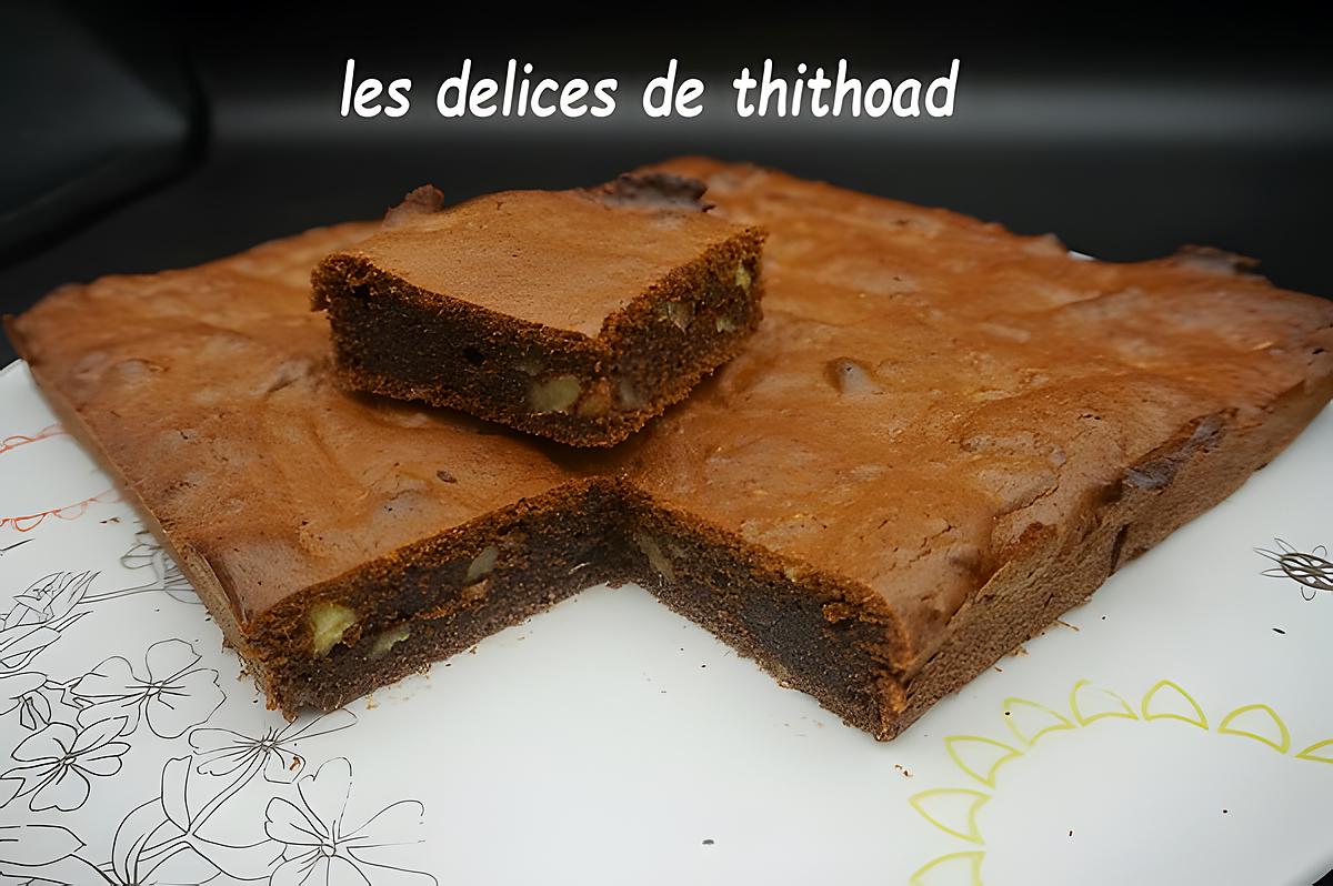 recette brownie chocolat et noix