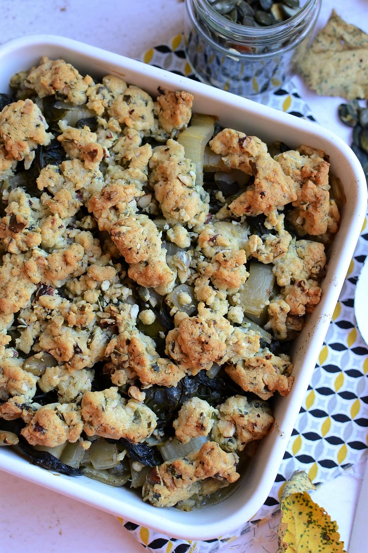 recette Crumble de blettes