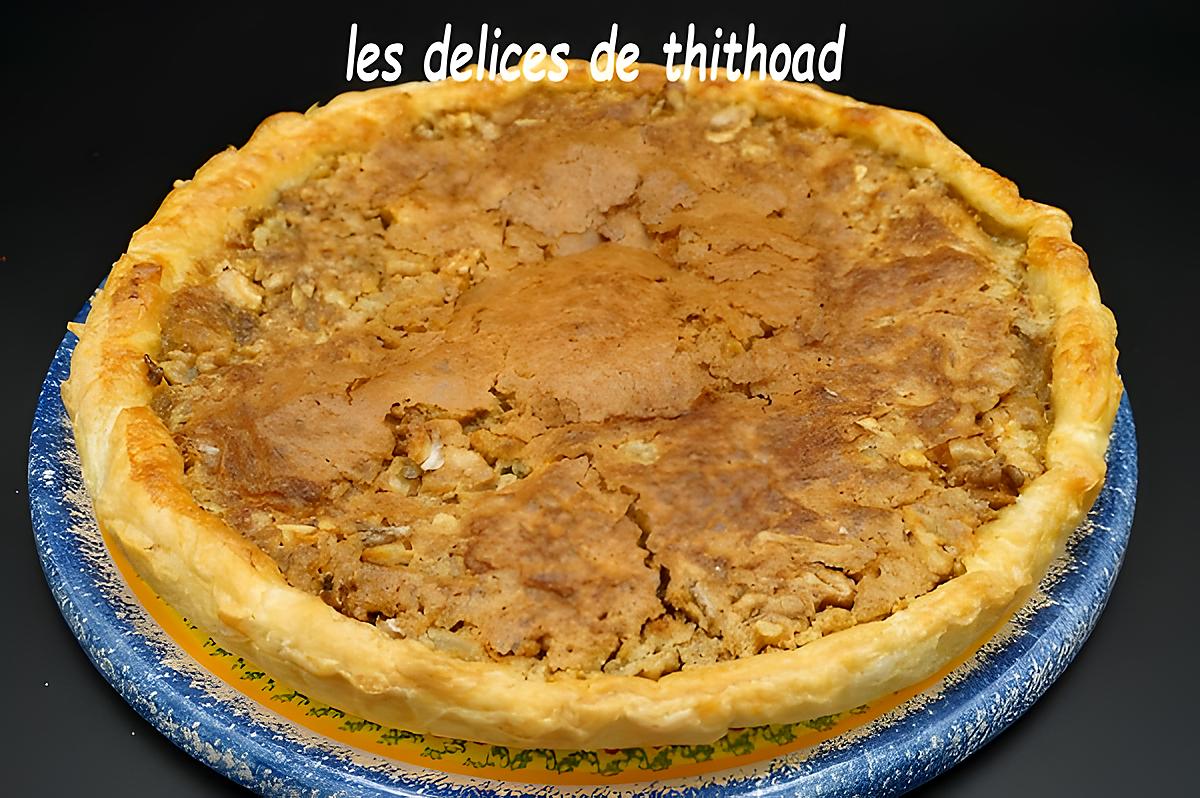 recette tarte aux noix et sirop d'érable