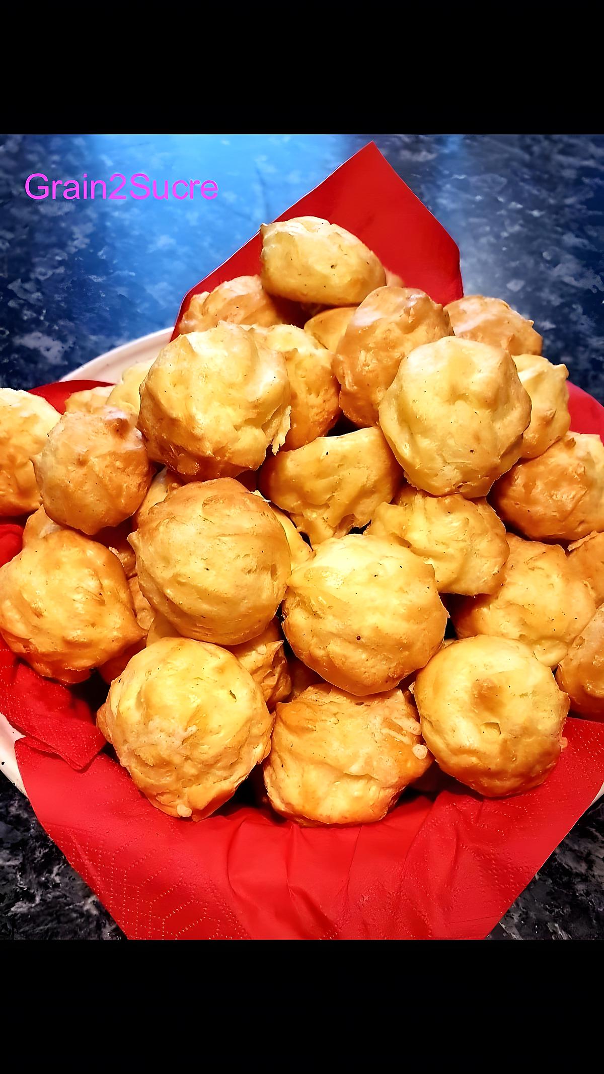 recette Gougères au fromage