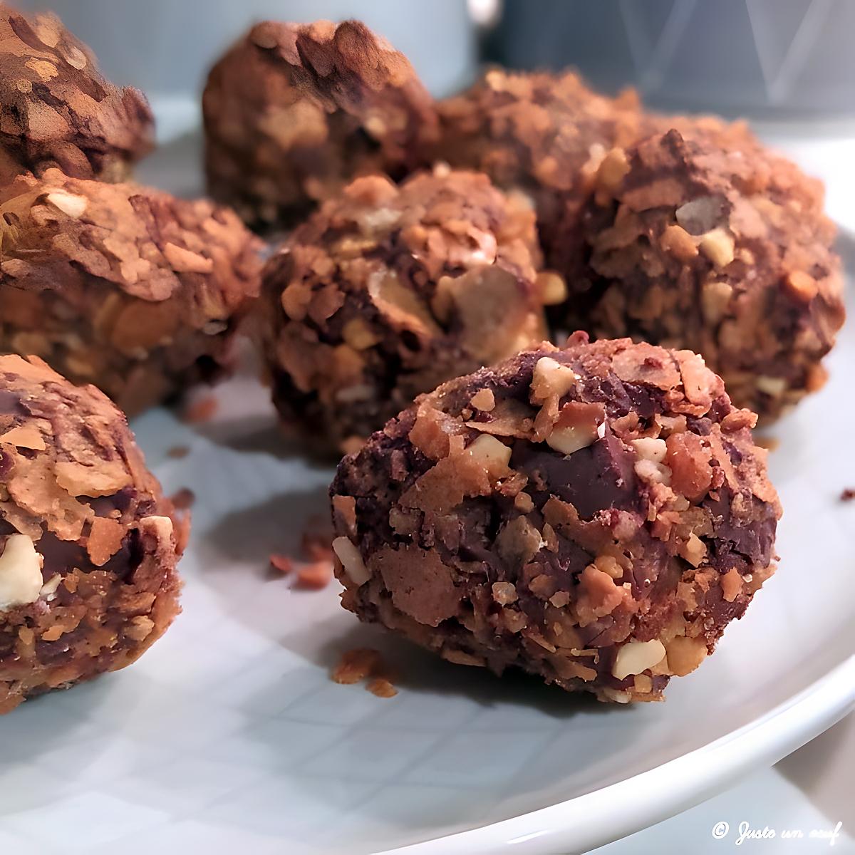 recette Bouchées croustillantes choco-menthe