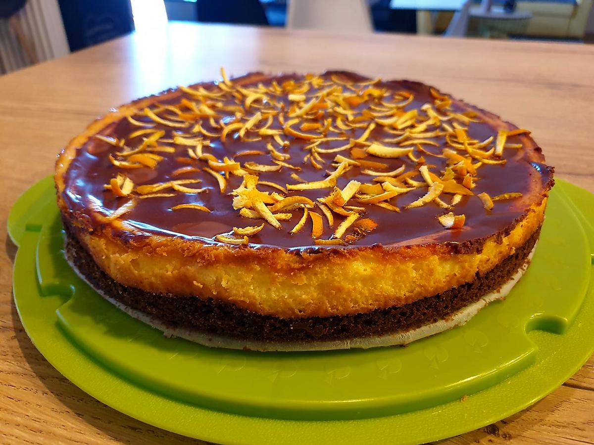 recette cheesecake chocolat orange