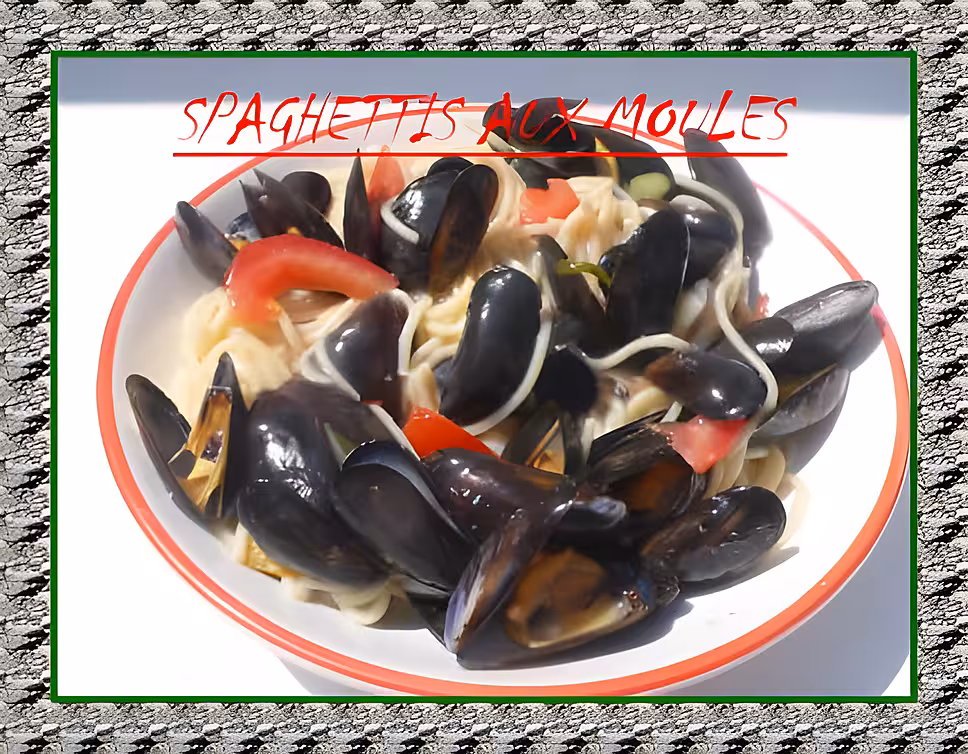 recette spaghéttis aux moules