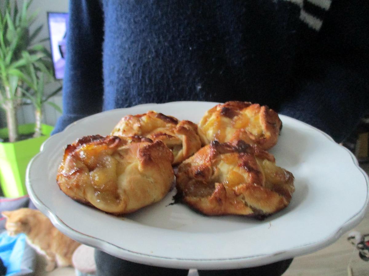 recette feuillettés aux pommes