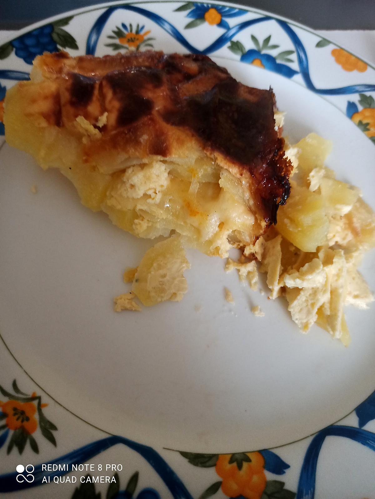 recette Gratin au morbier et pommes de terre