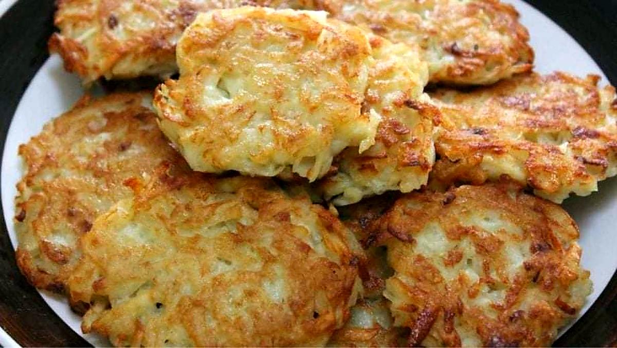 recette Galettes de pommes de terre râpées