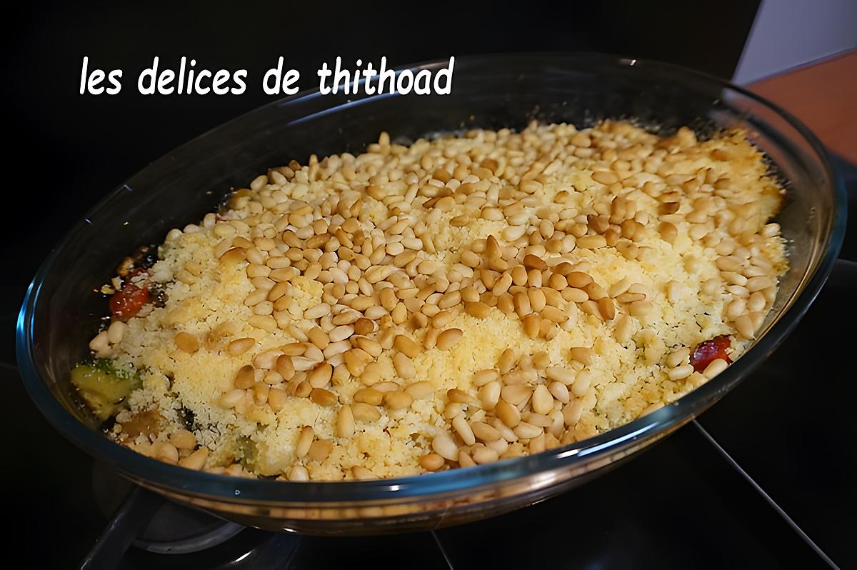 recette crumble de légumes