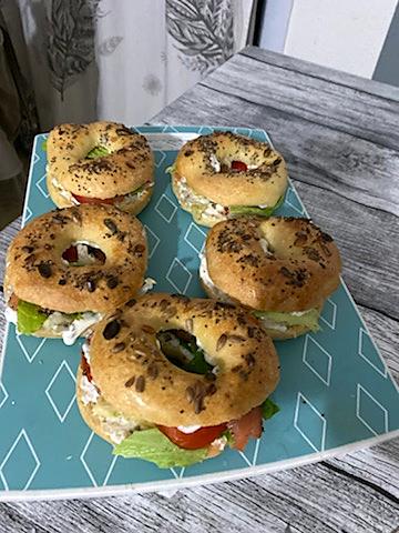 recette Bagel saumon