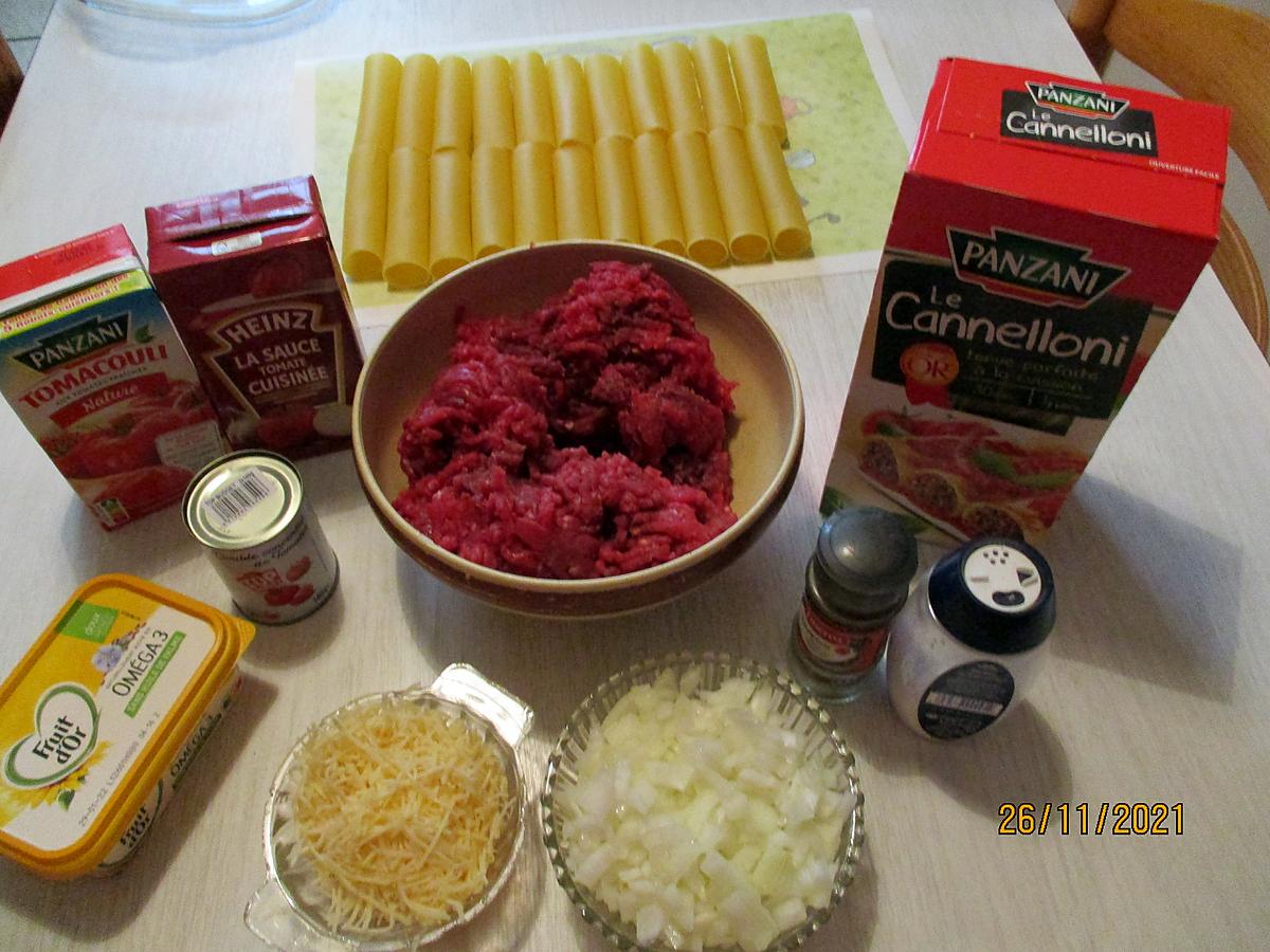 recette Cannellonis
