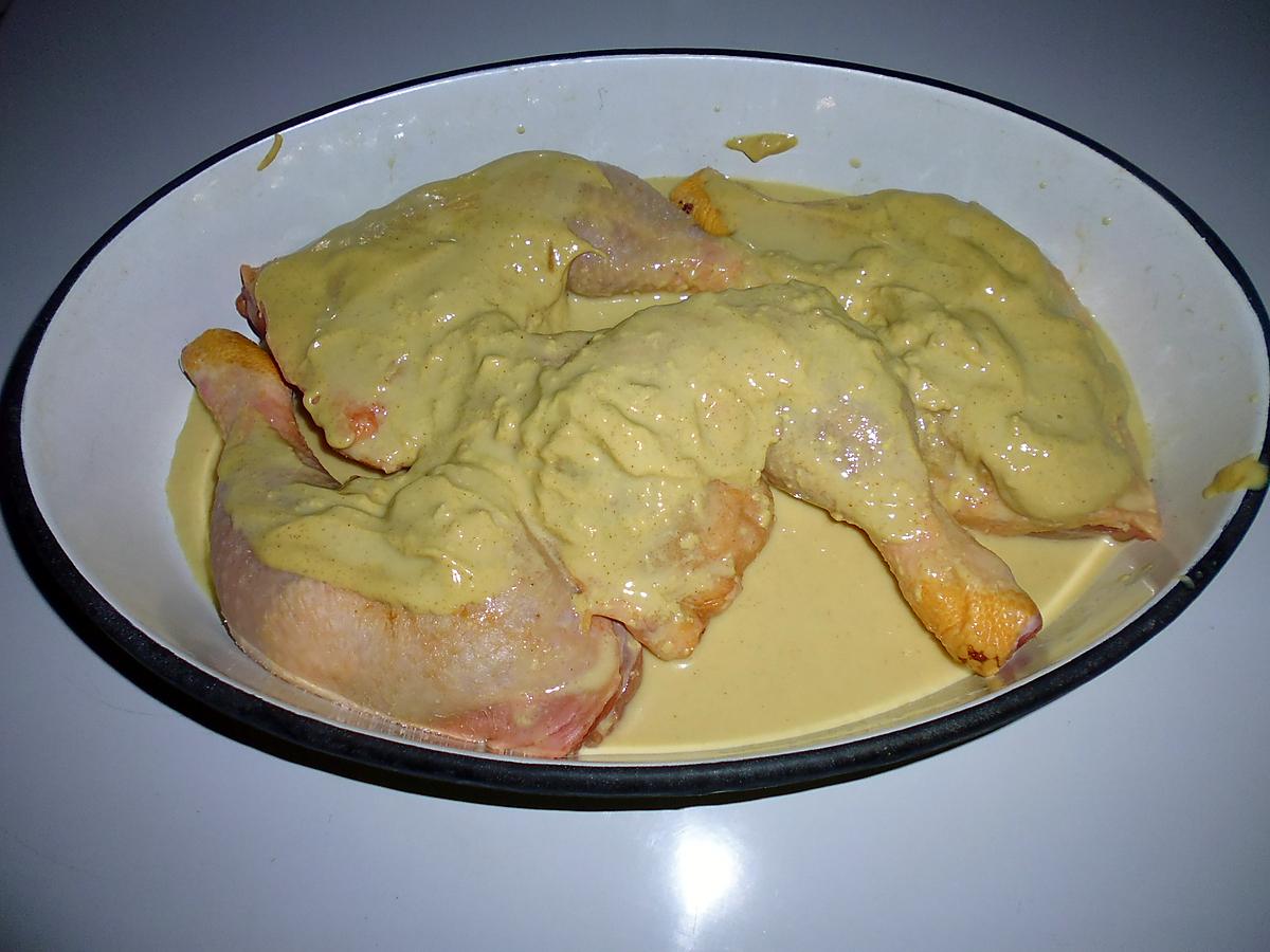 recette Poulet à la moutarde