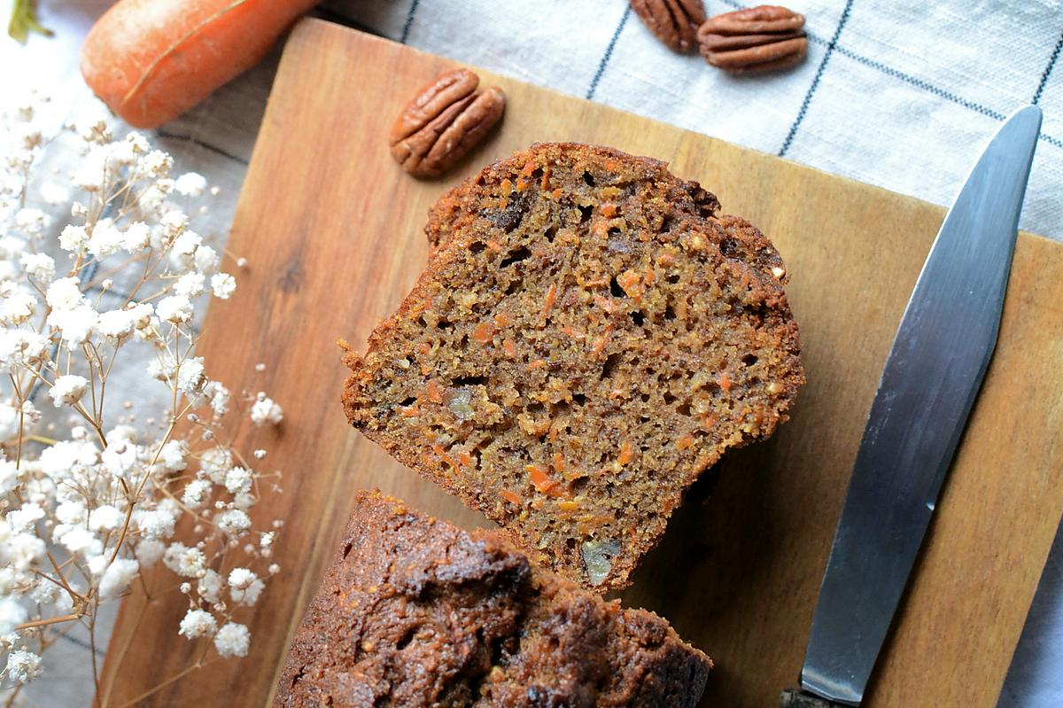 recette Carrot cake épices et noix de Pécan