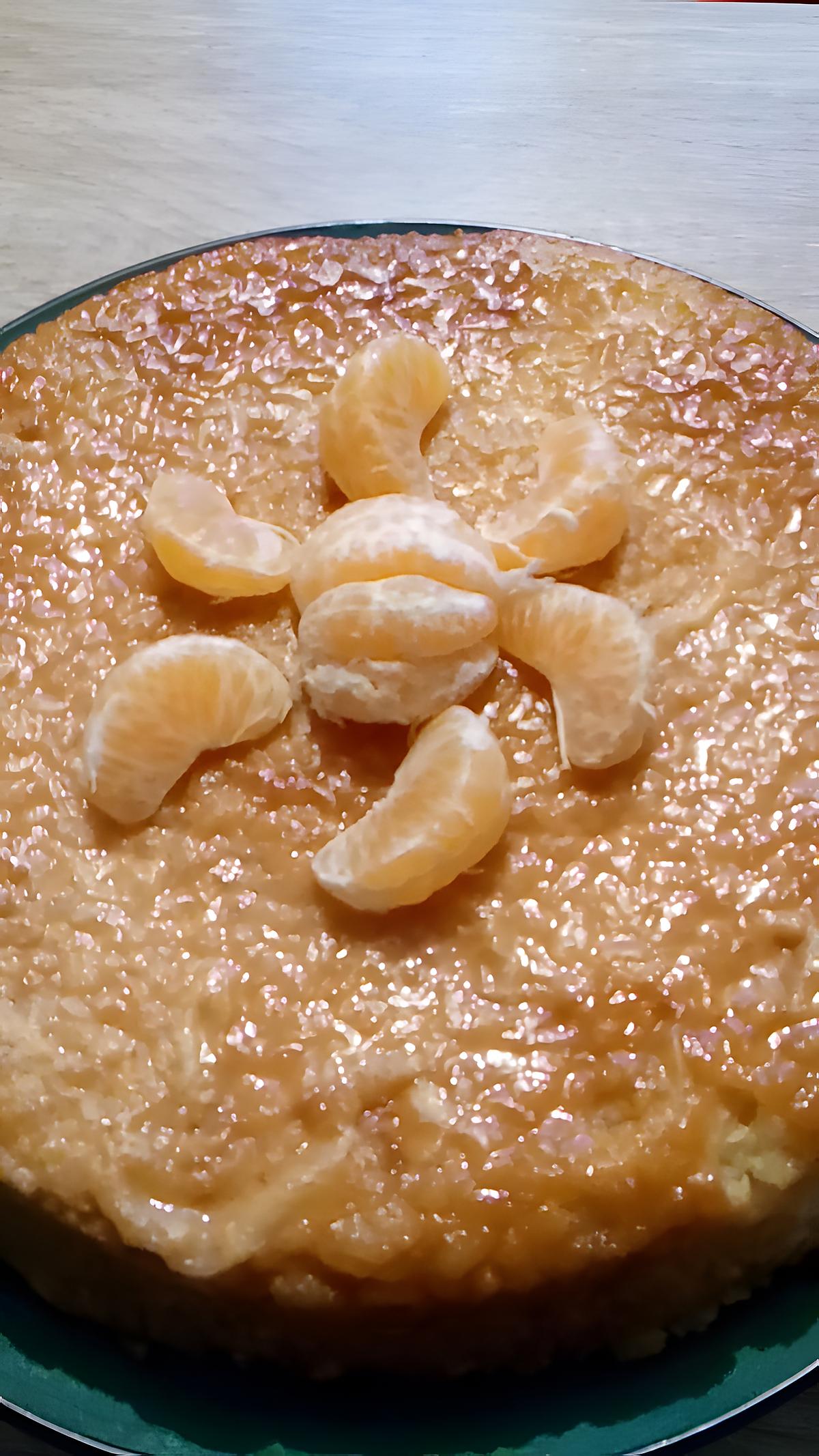 recette gateau de riz aux clémentines