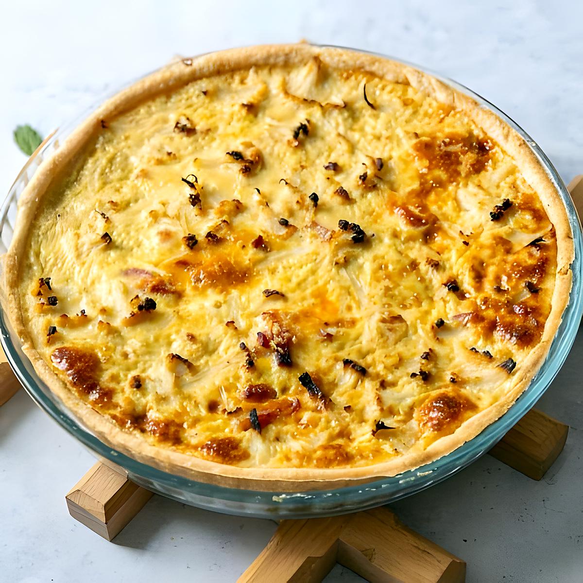 recette quiche chou fleur jambon