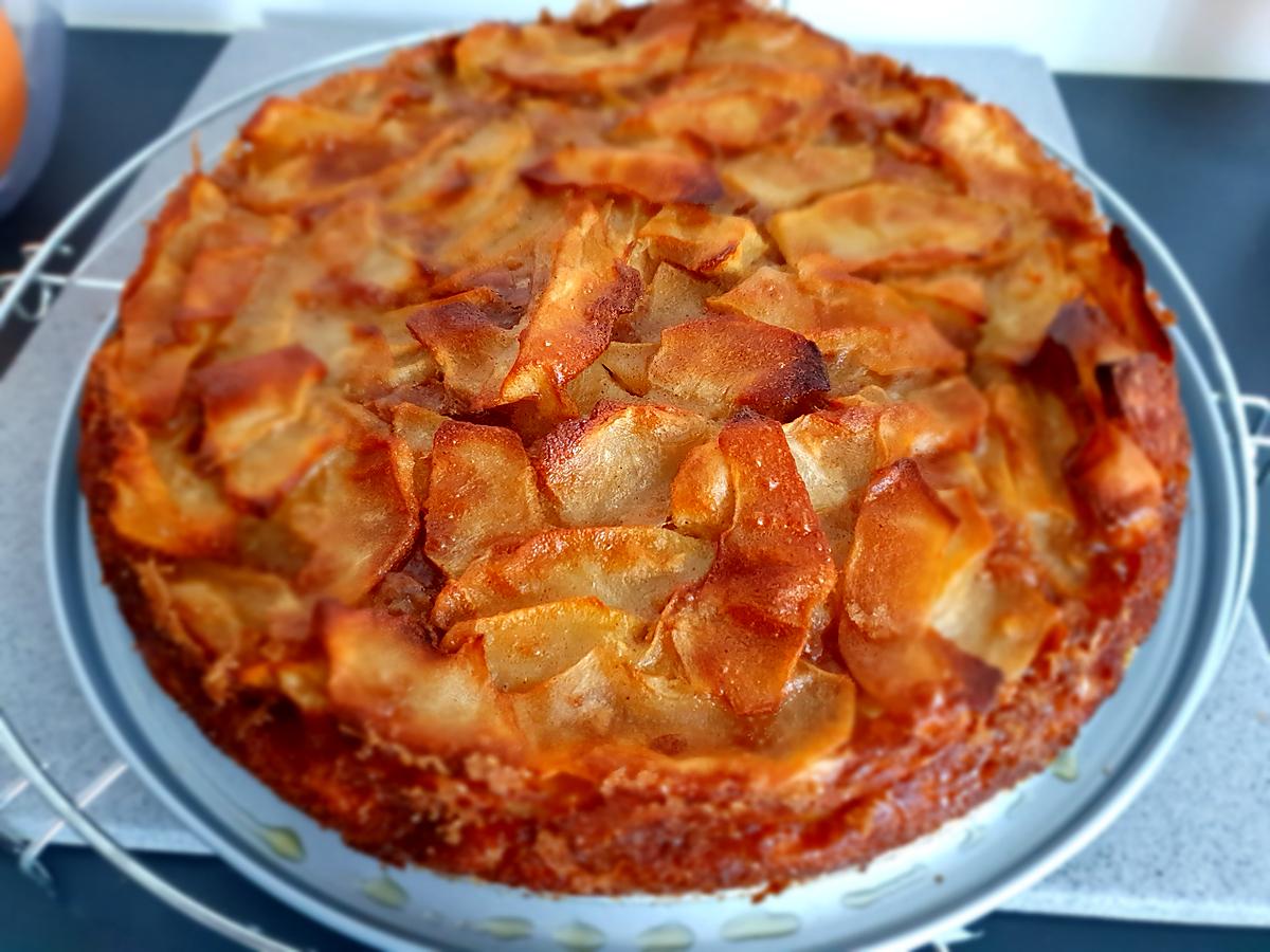 recette Gâteau invisible aux pommes