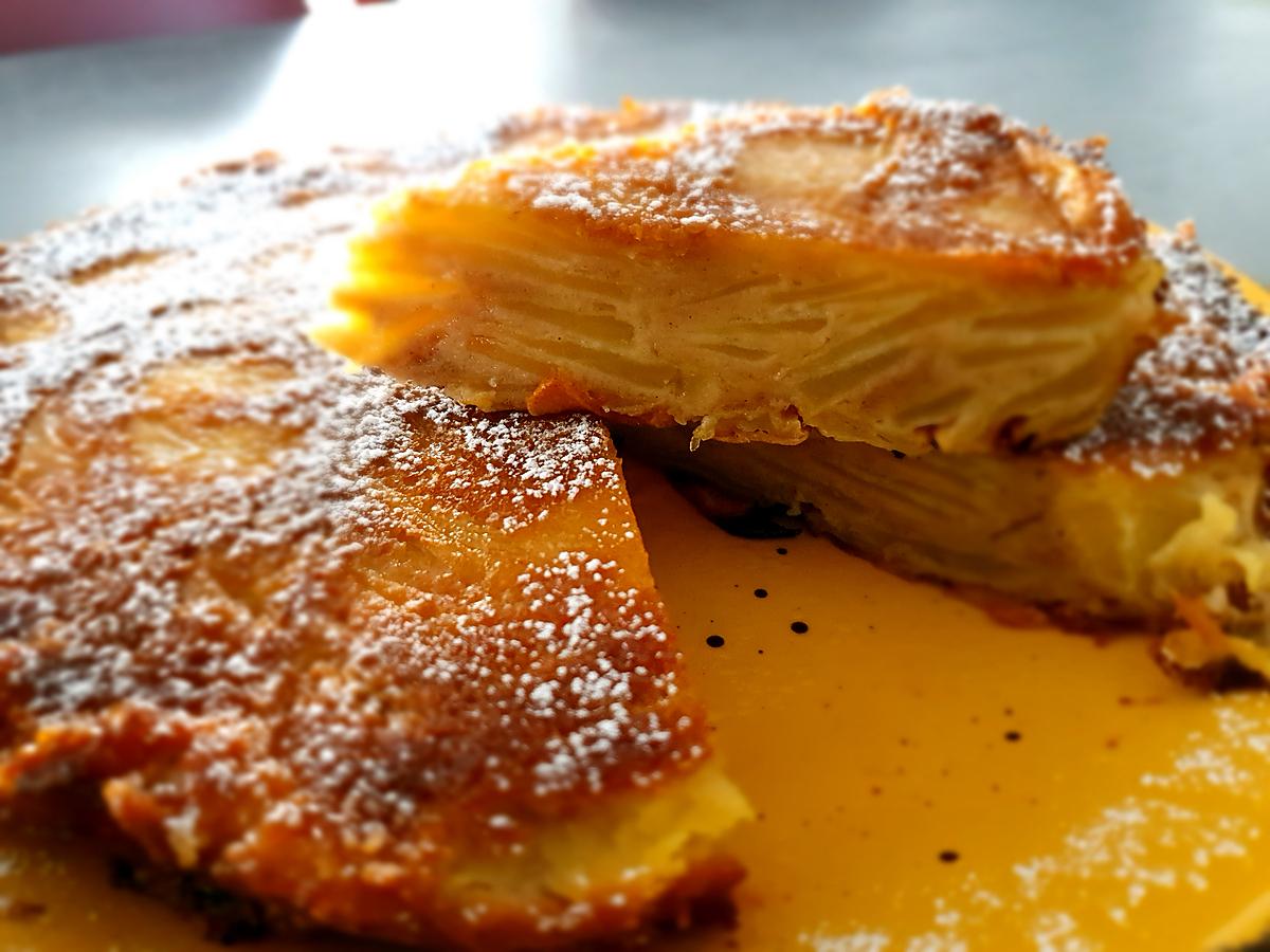 recette Gâteau invisible aux pommes