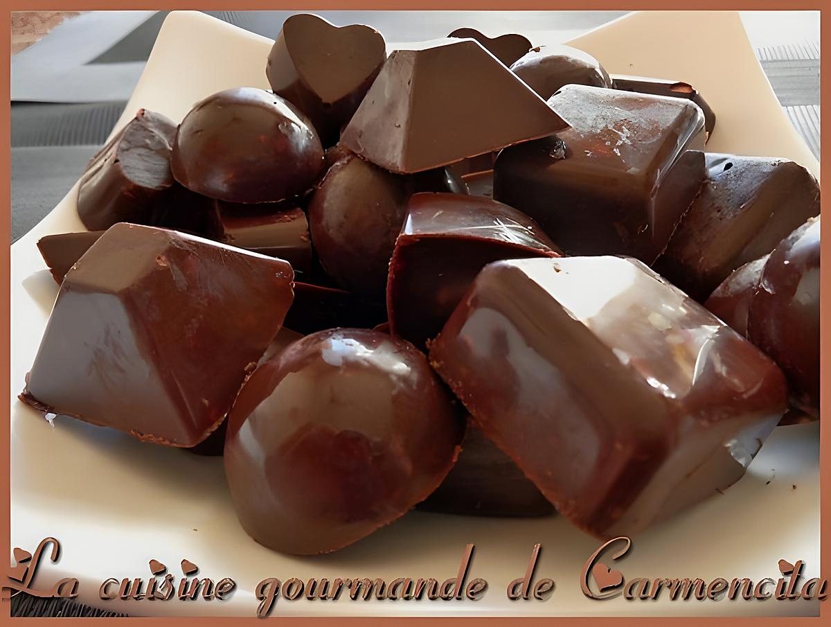 recette Chocolat noir craquant aux noisettes et pignons