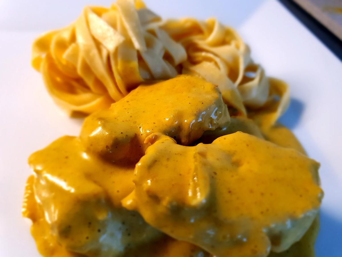 recette Filet mignon aux oignons et curry doux