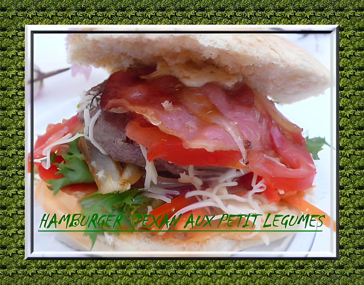 recette HAMBURGER TEXAN