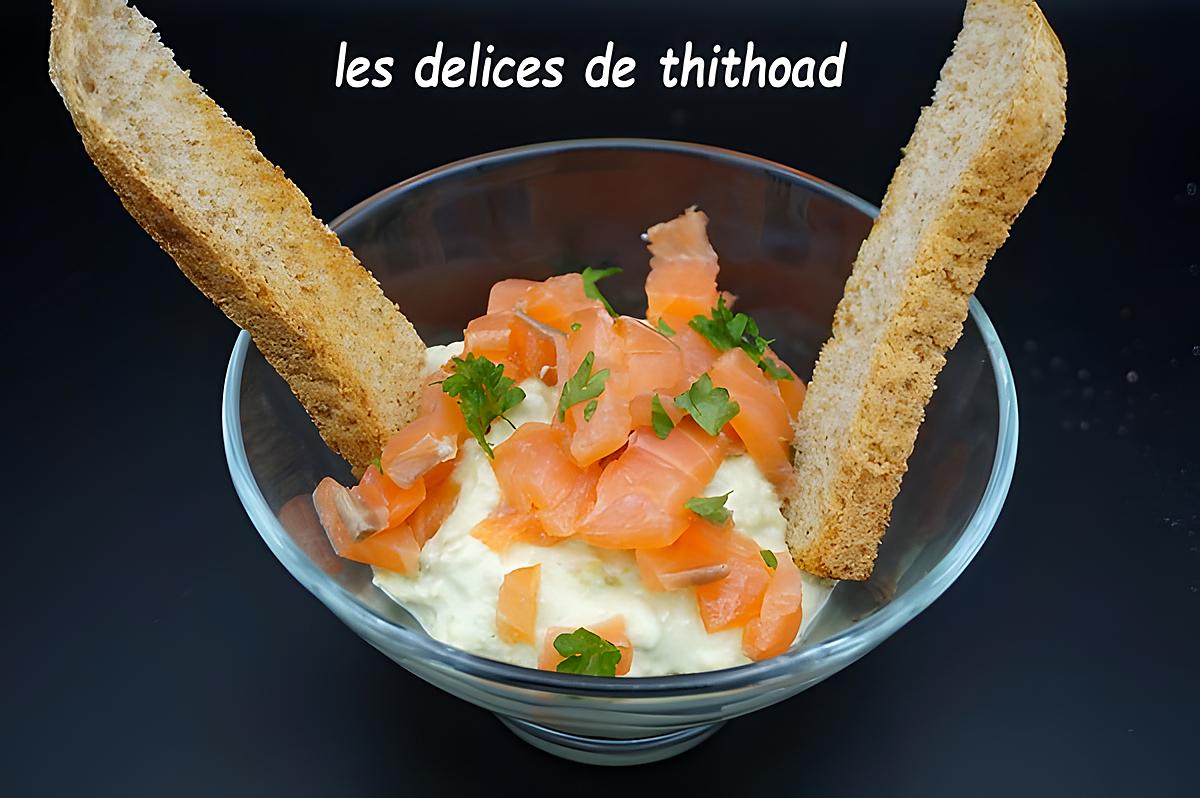 recette verrines avocat, skyr et saumon fumé